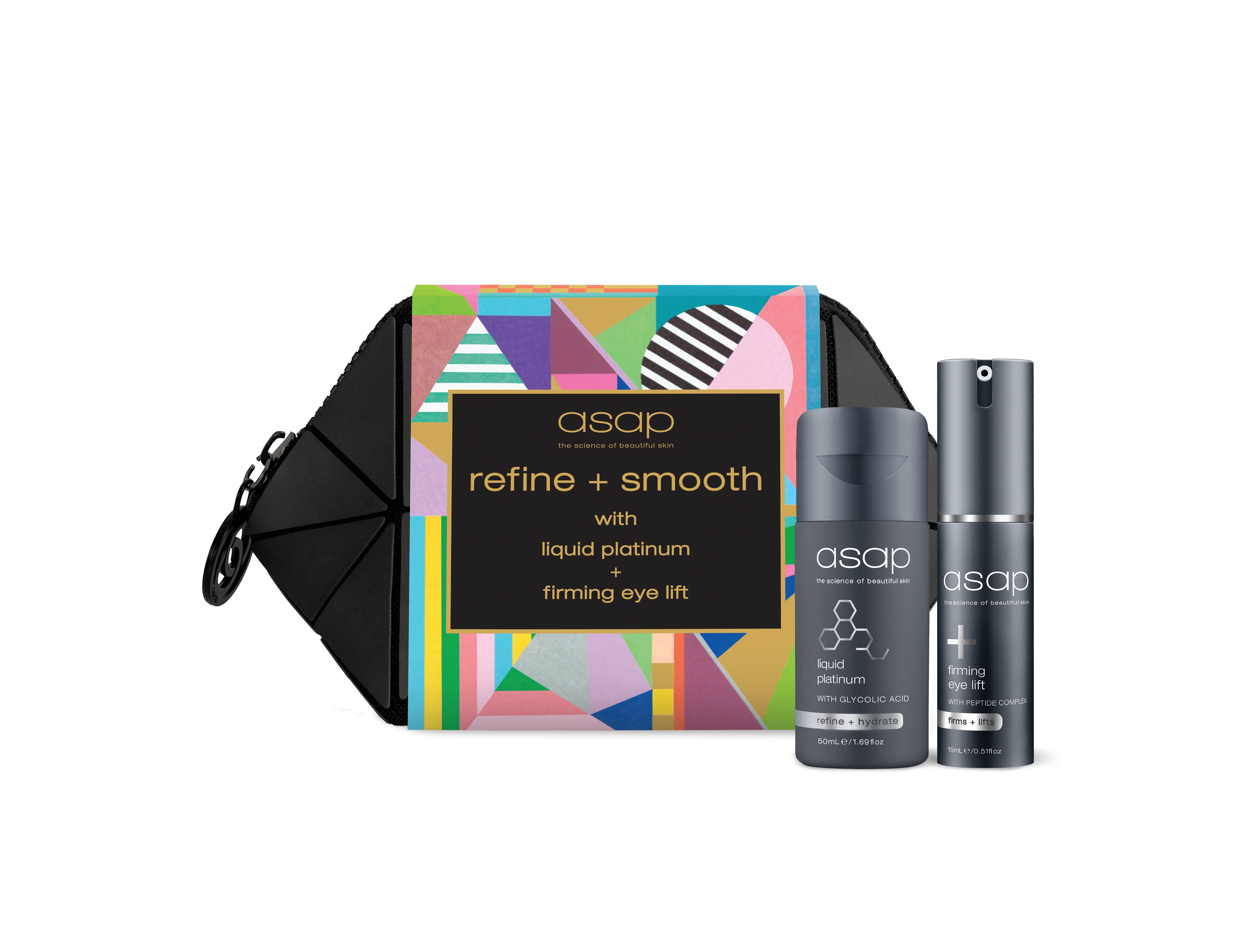 Refine + Smooth: Liquid platinum  (50ml) + Firming Eye Lift (15ml)